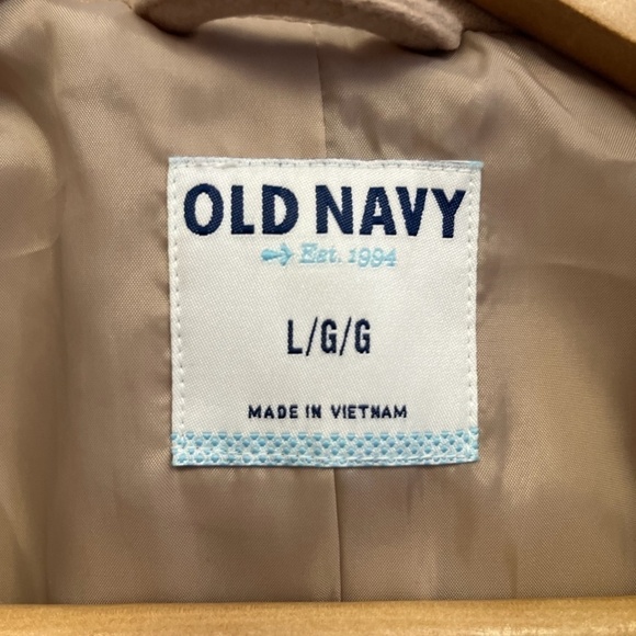 🚨CLEARANCE 0124-111M NWT Tan Old Navy Peacoat - Picture 2 of 3